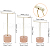 Iron Earring Display Stands EDIS-WH0007-04-2