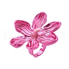 Adjustable Alloy Flower Finger Rings for Women RJEW-B124-01A-2