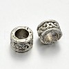 Tibetan Style Alloy Column Spacer Beads PALLOY-E381-07AS-NR-2