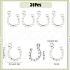 SUNNYCLUE 30Pcs 201 Stainless Steel Charms STAS-SC0009-19-2