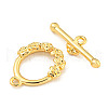 Brass Toggle Clasps KK-A223-11G-5