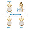 24Pcs 4 Colors Silicone Ear Nuts FIND-TA0001-52-7