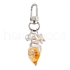 Glow in the Dark Acrylic Conch Pendant Decorations HJEW-JM03290-02-2