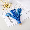 Imitation Leather Tassel Big Pendants Decorations AJEW-NB0001-04-2