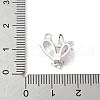 Brass Micro Pave Cubic Zirconia Pendants KK-M326-17-P02-3