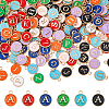 SUPERFINDINGS 9 Sets 9 Colors Zinc Alloy Charms ENAM-FH0001-79-1