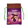 Halloween Cotton Cloth Storage Pouches ABAG-A005-01D-1