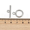 Stainless Steel Toggle Clasps STAS-C126-01A-P-3