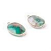 Natural Chrysoprase Links Connectors G-F695-02C-2