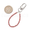 3Pcs 3 Colors Glass Seed Pendant Decorations HJEW-JM03053-3