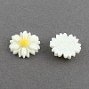 Flatback Hair & Costume Accessories Ornaments Scrapbook Embellishments Resin Flower Daisy Cabochons CRES-Q103-01-1-1