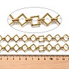 Ion Plating(IP) 304 Stainless Steel Rectangle Link Chains CHS-S012-17G-2