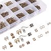 Jewelry Findings Box kit with Iron Earring Hooks Head Pins Open Eye Pins End Piece Chain Extensions FIND-PH0004-01AB-4