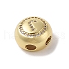 Rack Plating Brass & Cubic Zirconia Pendants KK-Z047-07G-J-RS-2