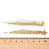 Rack Plating Brass Star Ear Studs EJEW-P226-15G-3