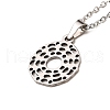 Non-Tarnish Stainless Steel Pendants Necklaces NJEW-K267-01E-P-1