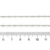 Brass Singapore Chain Necklaces for Women NJEW-Q020-01P-2