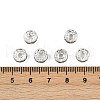 Brass Grade A Rhinestone Spacer Beads RB-A014-Z8mm-10S-4