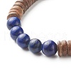 Adjustable Braided Bead Bracelets BJEW-JB07017-4