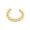 Round Brass Open Cuff Rings RJEW-G309-01G-2