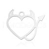 Non-Tarnish 201 Stainless Steel Pendants STAS-N090-LA875-1-2