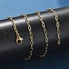 304 Stainless Steel Cable Chains Necklaces MAK-L015-35A-4
