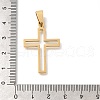 201 Stainless Steel Pendants STAS-R132-01G-01-3