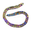 Electroplated Synthetic Non-magnetic Hematite Beads Strands G-A263-C01-01-3