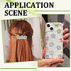 SUNNYCLUE 60Pcs 6 Colors Oapque Resin Decoden Cabochons RESI-SC0005-82-5
