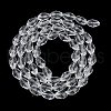 Transparent Glass Beads Strands EGLA-N013-T4mm-D01-2