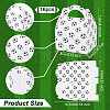 Olycraft 16pcs Football Pattern Kraft Paper Candy Boxes CON-OC0001-65A-2