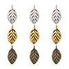 120Pcs 3 Colors Tibetan Style Alloy Pendants FIND-PJ0001-08-1