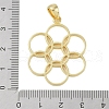 Rack Plating Brass Pendants KK-A224-02D-G-2