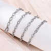201 Stainless Steel Cable Chain Necklaces NJEW-Q013-12C-P-5