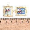 Alloy Enamel Pendants FIND-M060-06G-3