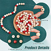 120Pcs 5 Colors Wood European Beads WOOD-FG0001-49-4