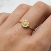 Brass Finger Rings for Women FS-WGD07B7-09-2