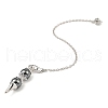 Synthetic Hematite Pointed Dowsing Pendulums G-K338-29P-04-2