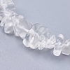 Natural Quartz Crystal & Glass Beads Strands G-R192-02-3