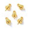 Rack Plating Brass Cup Peg Bails Pin Pendants KK-K277-01G-1