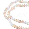 Electroplate Glass Beads Strands EGLA-yw0002-C05-2