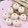 Unfinished Natural Wood Beads X-WOOD-S651-A16mm-LF-5