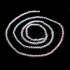 Transparent Gradient Color Glass Beads Strands GLAA-G101-2mm-06-4