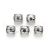 Tibetan Style Alloy European Beads TIBE-N006-73AS-LF-1