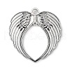 Tibetan Style Alloy Wing Large Pendants X-TIBEP-S100-AS-NR-2