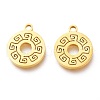 Ion Plating(IP) 201 Stainless Steel Charms STAS-A047-07G-1