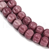 Natural Rhodonite Beads Strands G-Z080-B07-8x6mm-4