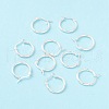 925 Sterling Silver Hoop Earrings STER-P047-13B-S-1