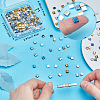 CREATCABIN 280Pcs 7 Colors Glass Seed Beads SEED-CN0001-32-3
