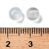 Frosted Transparent Acrylic Beads OACR-F013-12G-3